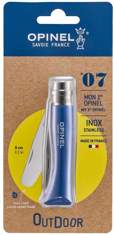 Opinel  - Mon Premier Opinel N°7 Blister Bleu - Couteaux
