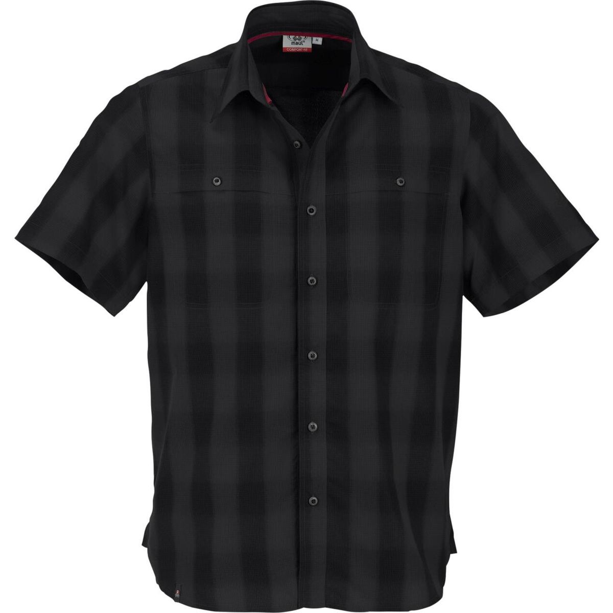 MAUL Sport Askim II - 1/2 Hemd Kariert Elastisch dark grey (8) 52 4931800930-8-52