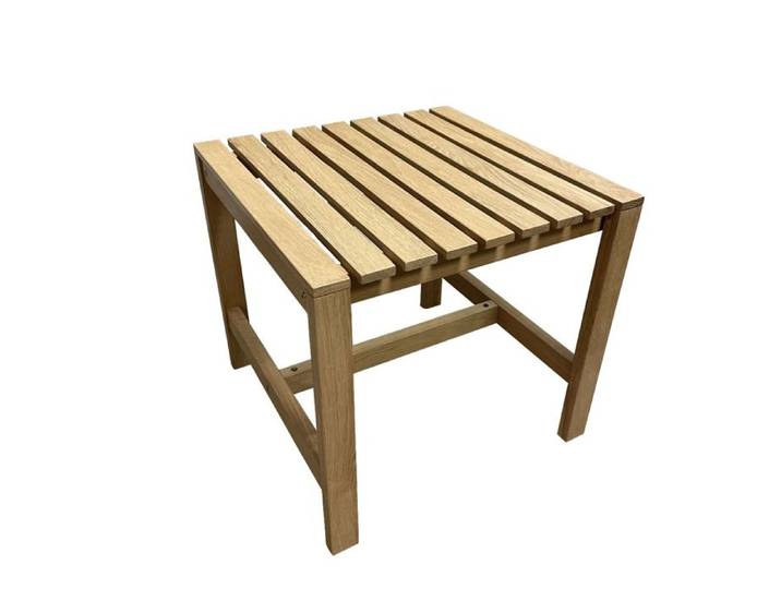 Tabouret salle de bains Era en chêne naturel