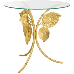 TISCH aus Metall, golden, 70cm