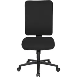 Topstar, Bürostuhl, Bürodrehstuhl mit Synchrontechnik schwarz 450-550 mm ohne Armlehnen Tragfähigkeit 110 kg (45 - 55 cm)