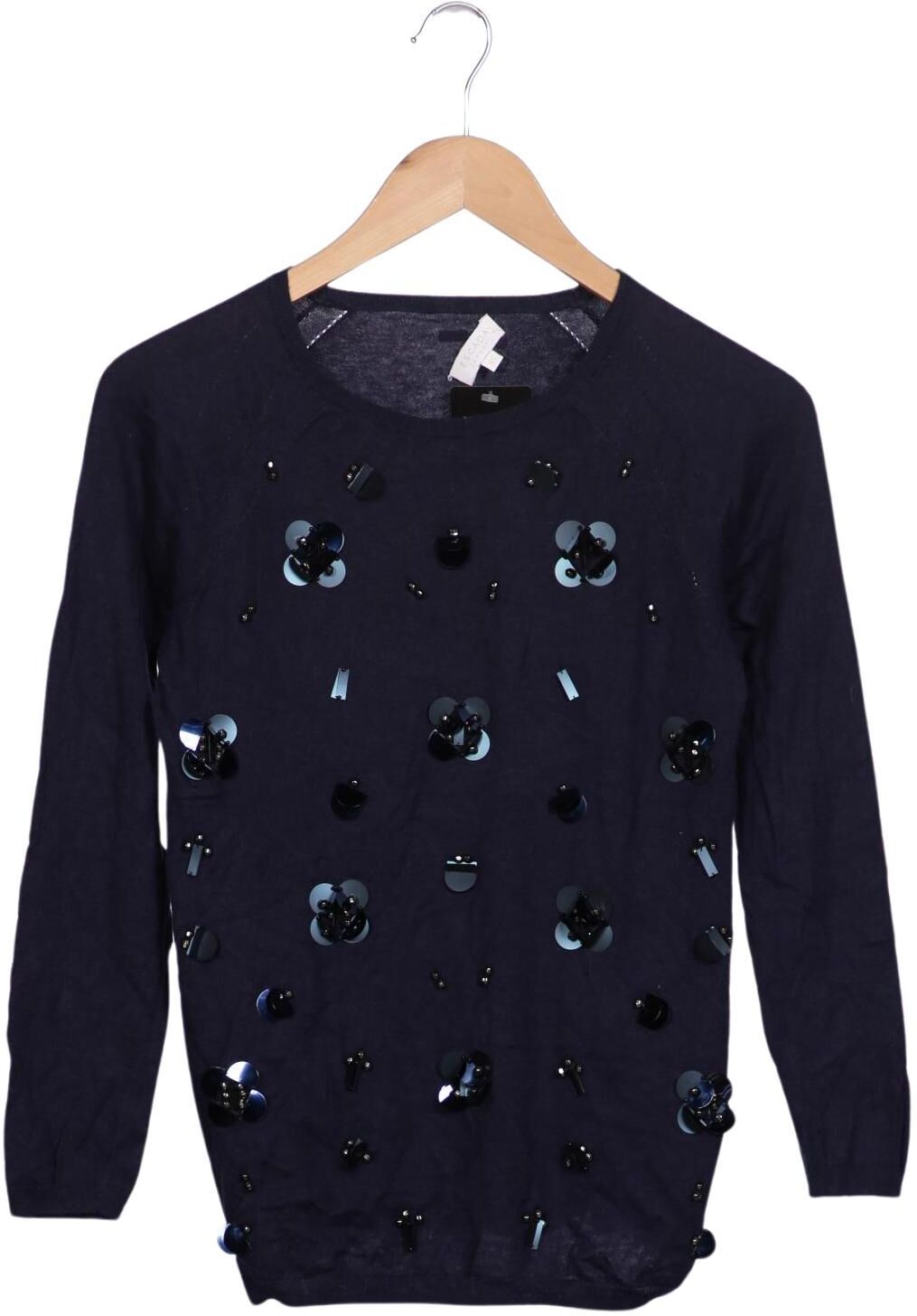 Escada Sport Damen Pullover, Marineblau, Gr. XS, Synthetik / Viskose / Wolle / Kaschmir - Second Hand