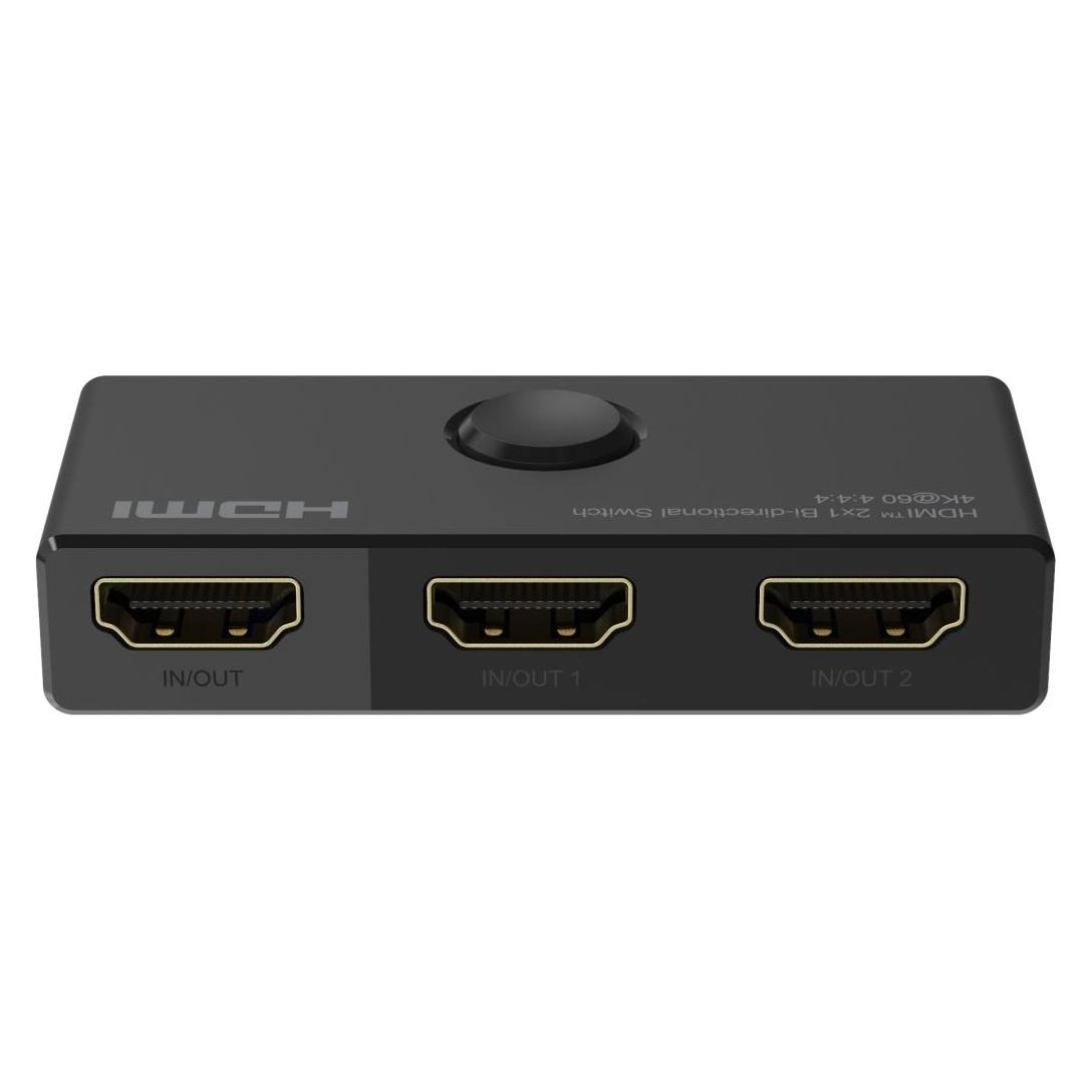 PremiumCord HDMI Switch 4K@ YUV 4:4:4, FULL HD 1080P, 3D obousmÄ>rný 2-1 nebo 1-2 (KHSWIT21D)