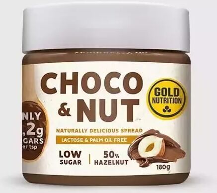 GoldNutrition Choco&Nut; Hazelnut Spread 180g