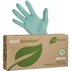 Meditrade® Einmalhandschuhe Nitril® M grün