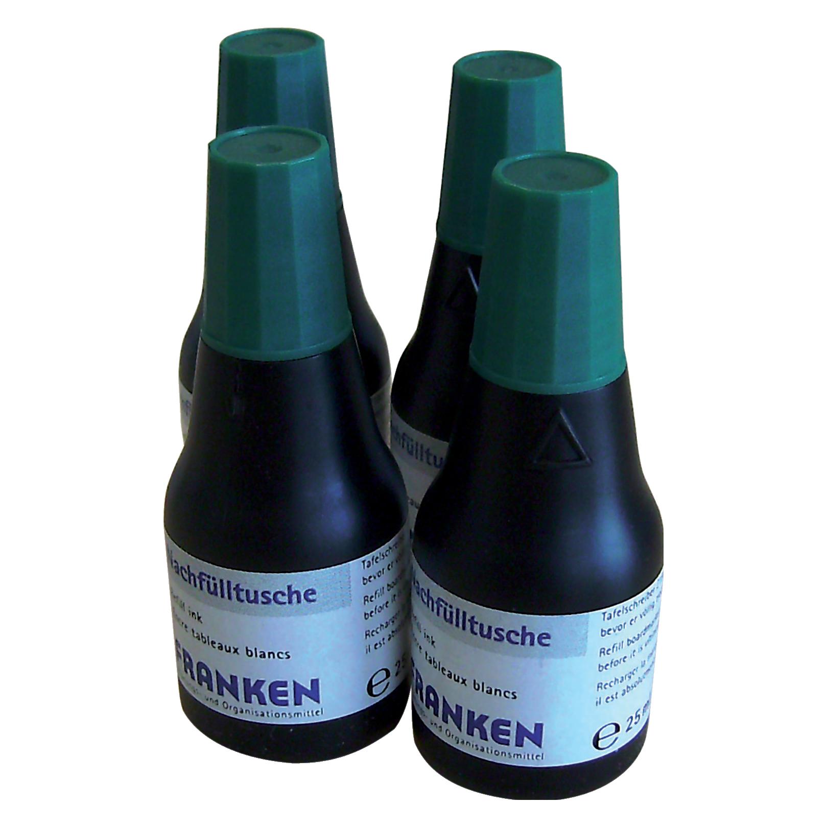 Franken Nachfülltusche für Marker und Jumbo-Marker (Grün, 4 Stk.) (Z1911 02)