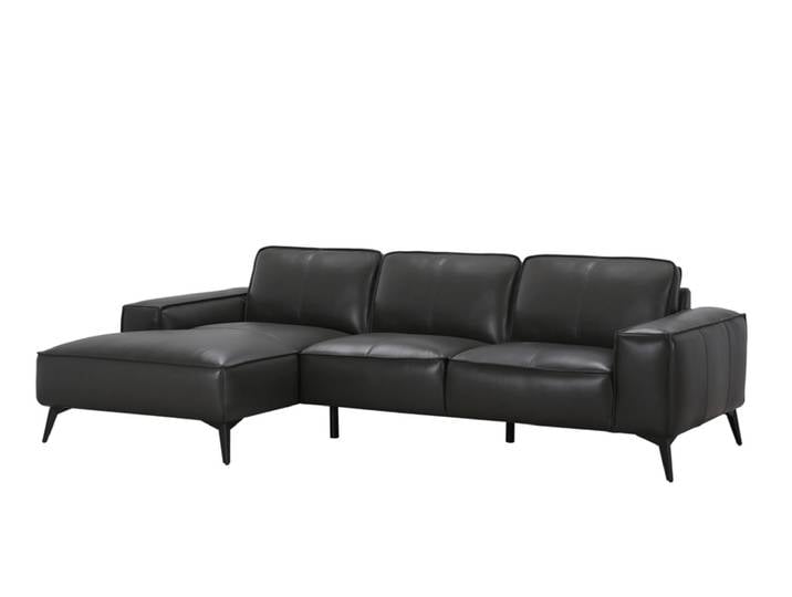 Ecksofa VANESSA grau-braun