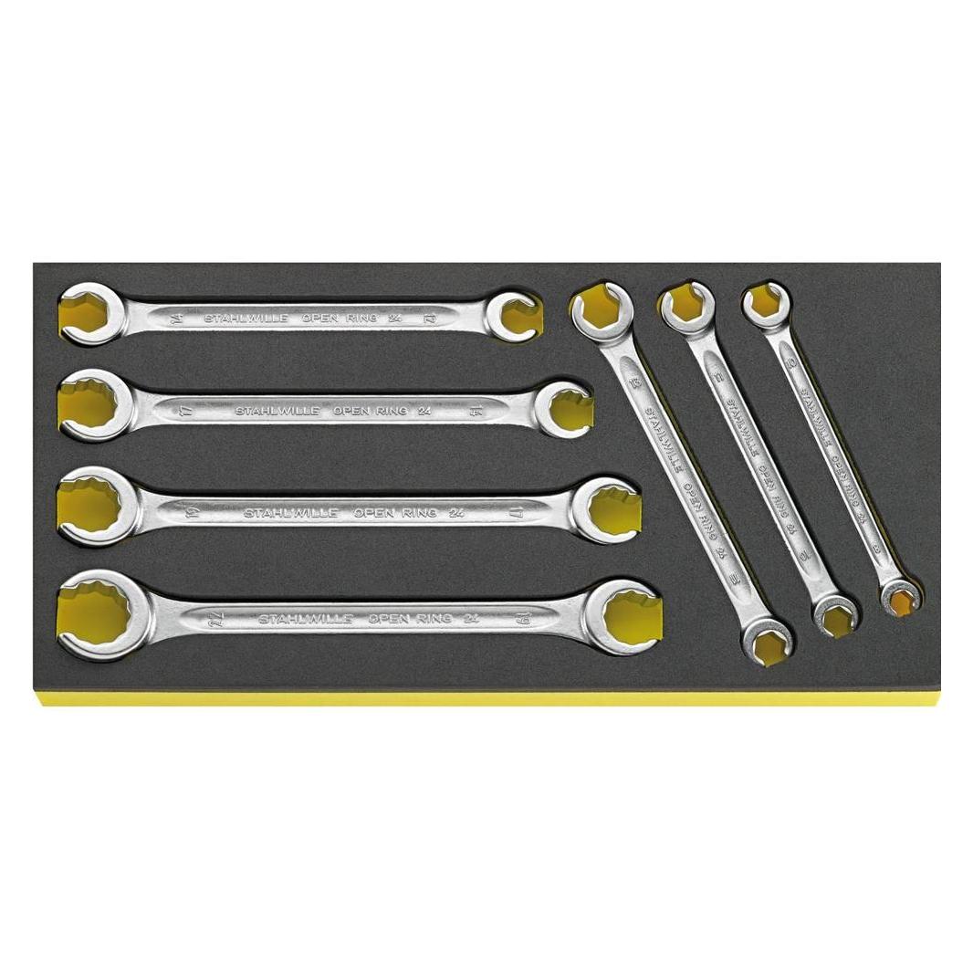 Stahlwille TCS 24/7. 8x10-19x22 mm Doppelringschlüssel 7 tlg.in TCS (96838758)