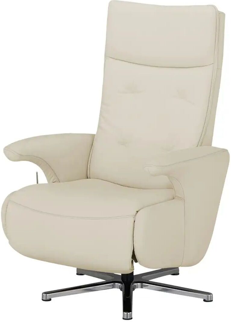 meinSofa Drehsessel aus Leder Franzi ¦ creme
