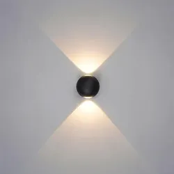 ARTE LAMP Fassadenleuchte CONRAD A1544AL-2BK