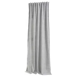 VORHANG CHENILLE MONTANA HxB 245x140 cm Weiß Schwarz