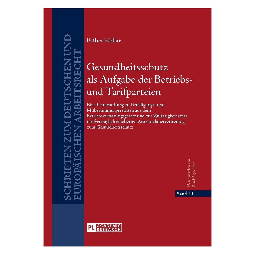 Peter Lang Kollar:Gesundheitsschutz als Aufgabe de (67837547)