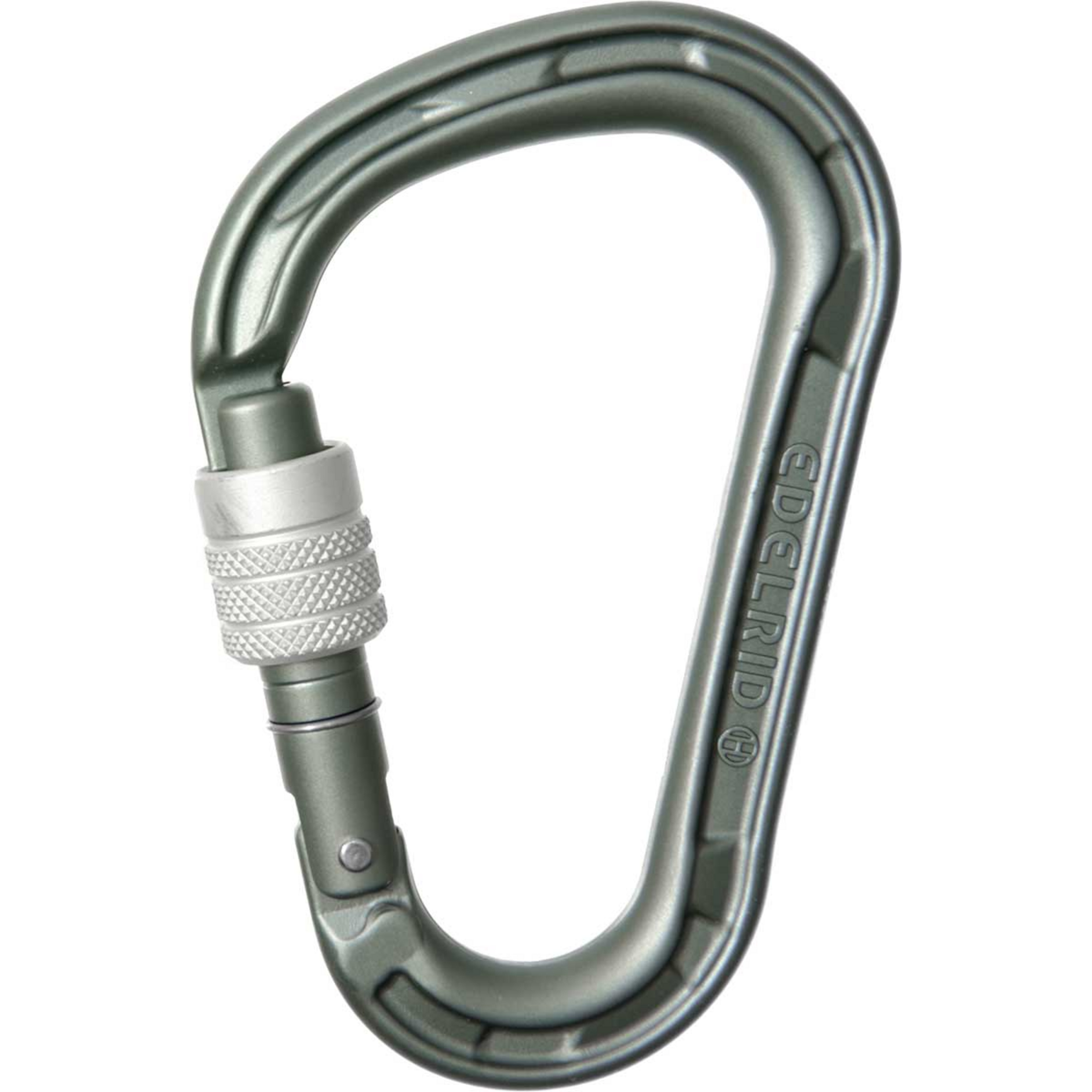 Edelrid HMS Magnum Screw Karabiner Karabiner grau Alpinklettern | Sportklettern