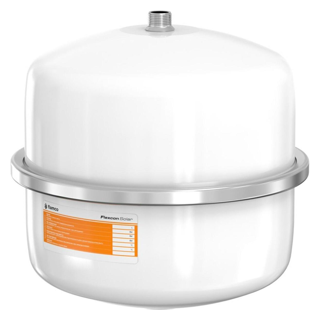 Flamco Ausdehnungsgefäss FLEXCON SOLAR 18 l, 8 b, R 3/4, Vordr. 2,5 bar, weiss (83185253)