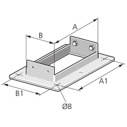 Pflitsch Endflansch EF 50/50