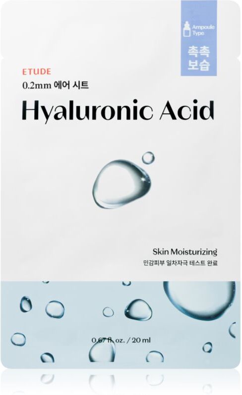 ETUDE 0.2 Therapy Air Mask Hyaluronic Acid sheet mask for intensive hydration 20 ml