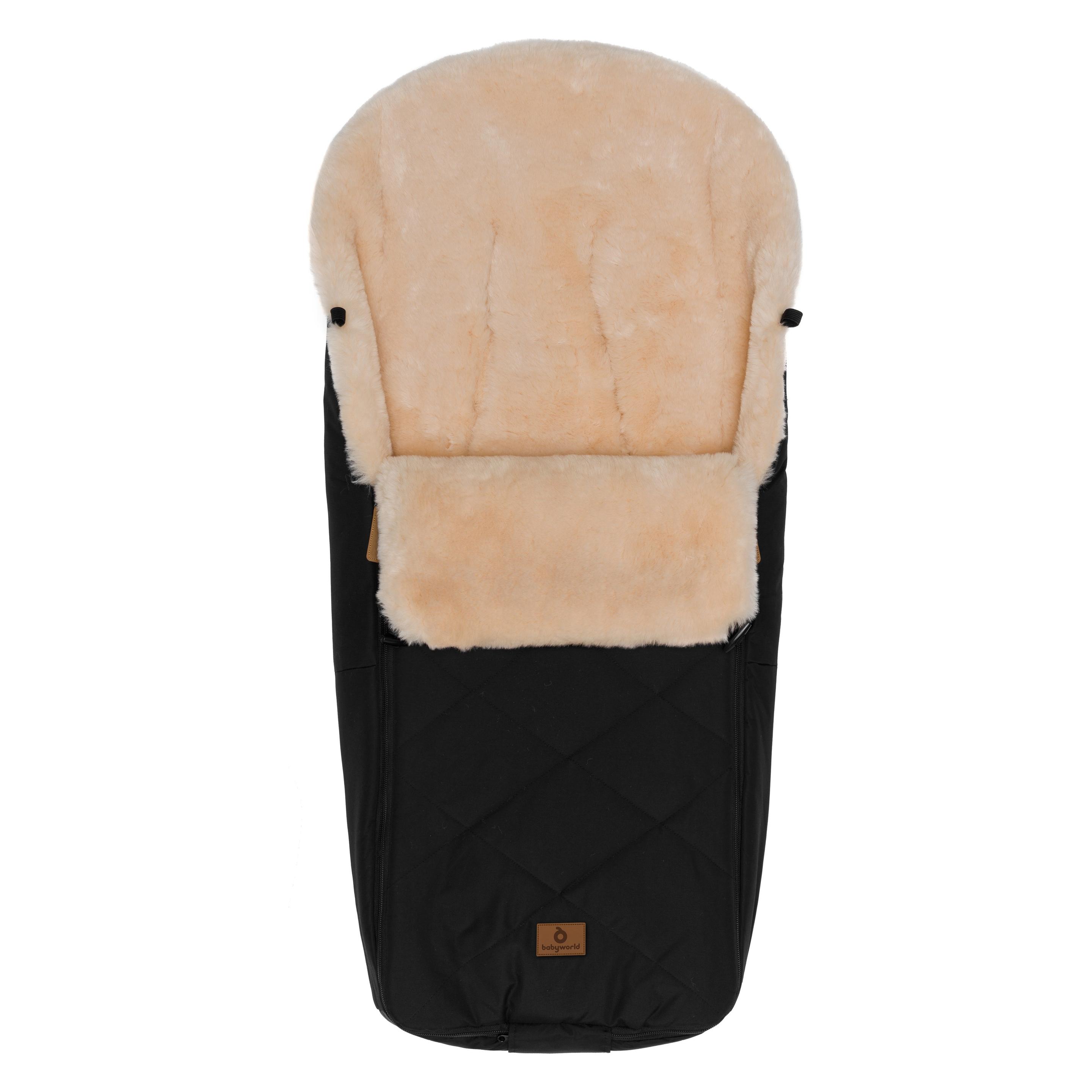 Babyworld BW Winterfusssack Vegan schwarz (617603)