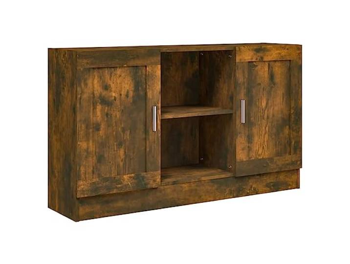 vidaXL Sideboard Kommode Anrichte Schrank Beistellschrank Mehrzweckschrank Standschrank Flurschrank Räuchereiche 120x30,5x70cm Holzwerkstoff