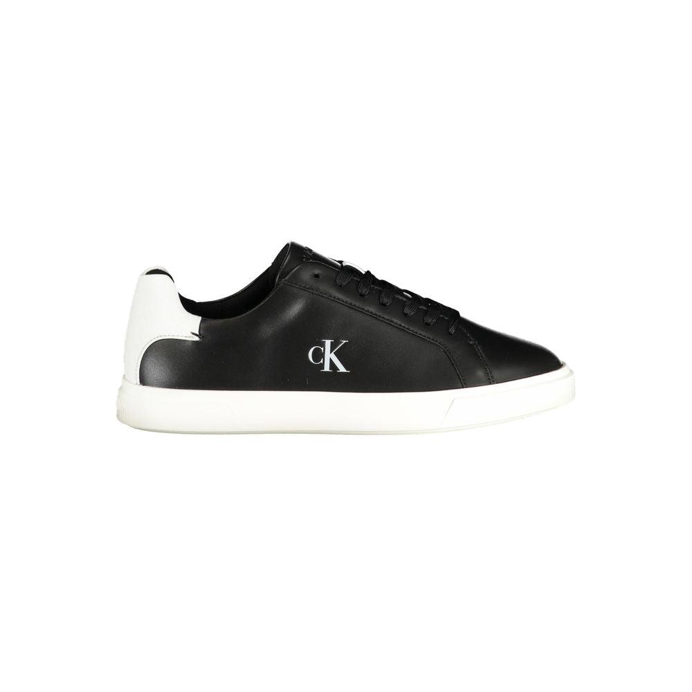 Calvin Klein Zwarte Polyurethaan Dames Sneakers