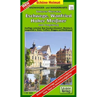 Radwander- und Wanderkarte Unteres Werratal, Eschwege, Wanfried, Hoher Meißner und Umgebung, Sonstige von Verlag Barthel, Barthel, A,
