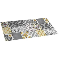 Stor Planet, Teppich, Vinyl-Teppich Croma Patch Grau Bernstein 100 % PVC (50 x 110 cm) (110 x 50 cm)