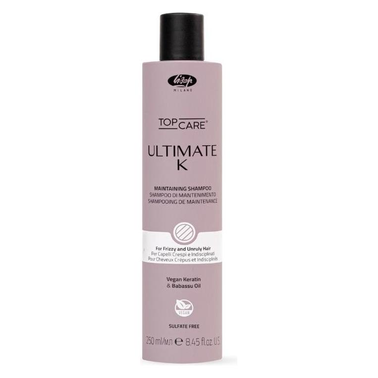 Lisap Ultimate K Maintaining Shampoo for Frizzy Hair 250ml (Flüssiges Shampoo, 250 ml) (LUK0005)