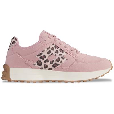 Sneaker LOTTO, Herren, Gr. 36, rosa (rose, leo), Synthetik, Schuhe Sneaker, - mit Noppensohle für zuverlässigen Grip