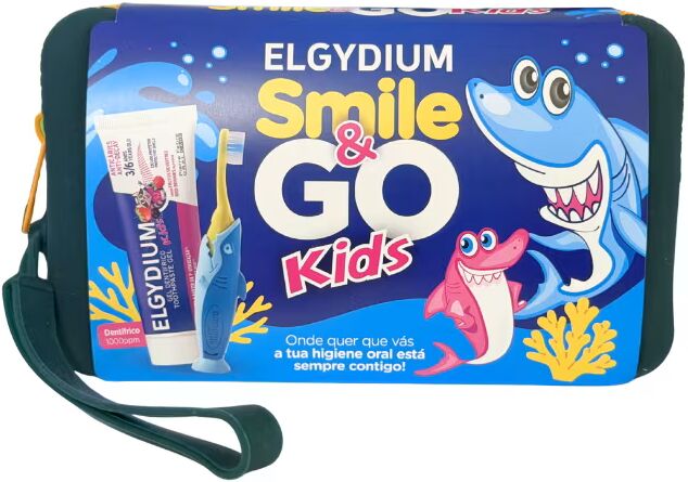 Elgydium Smile & Go Kids Kit Viagem Cor Verde escuro