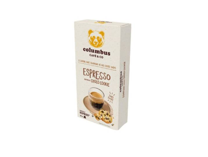 COLUMBUS Capsules Nespresso choco-cookies - 10 pièces