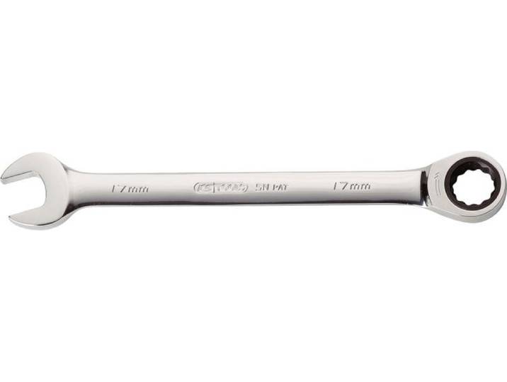 KS TOOLS GEARplus Clé mixte à cliquet 27 mm - 503.4227