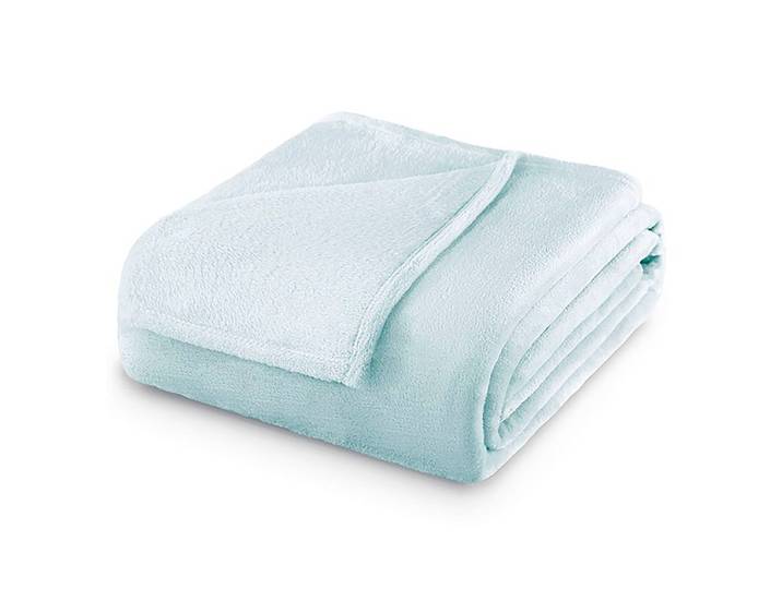 Kuscheldecke Nic 150 x 200cm Blau/Hellblau Microfaser