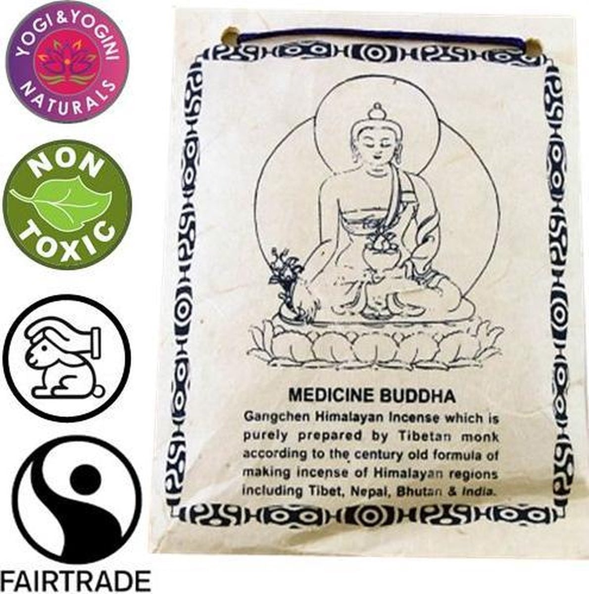 Yogi & Yogini Naturals Wierookpoeder Tibetaans Medicijnboeddha