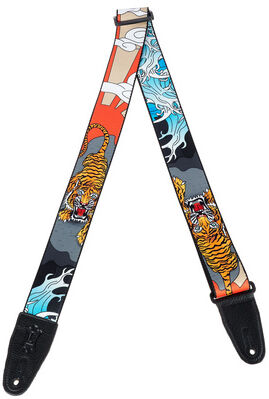Levys "Poly Print Strap 2" Tiger" Mehrfarbig
