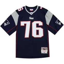 Mitchell & Ness, Herren, Sportshirt, NFL Legacy Jersey New England Patriots Sebastian Vollmer XXL (XXL), Blau, XXL