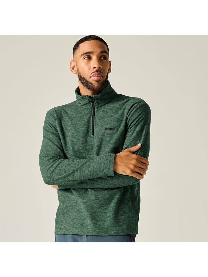 Regatta Fleecepullover "Thompson Marl" in Grün - XL