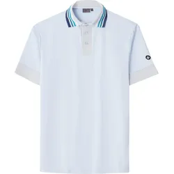 Cross Polo Stripe, blau/hellblau