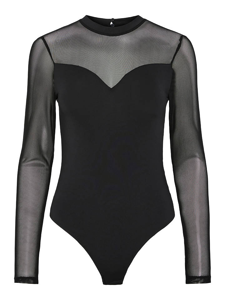 Pieces Body "Milly" in Schwarz - S