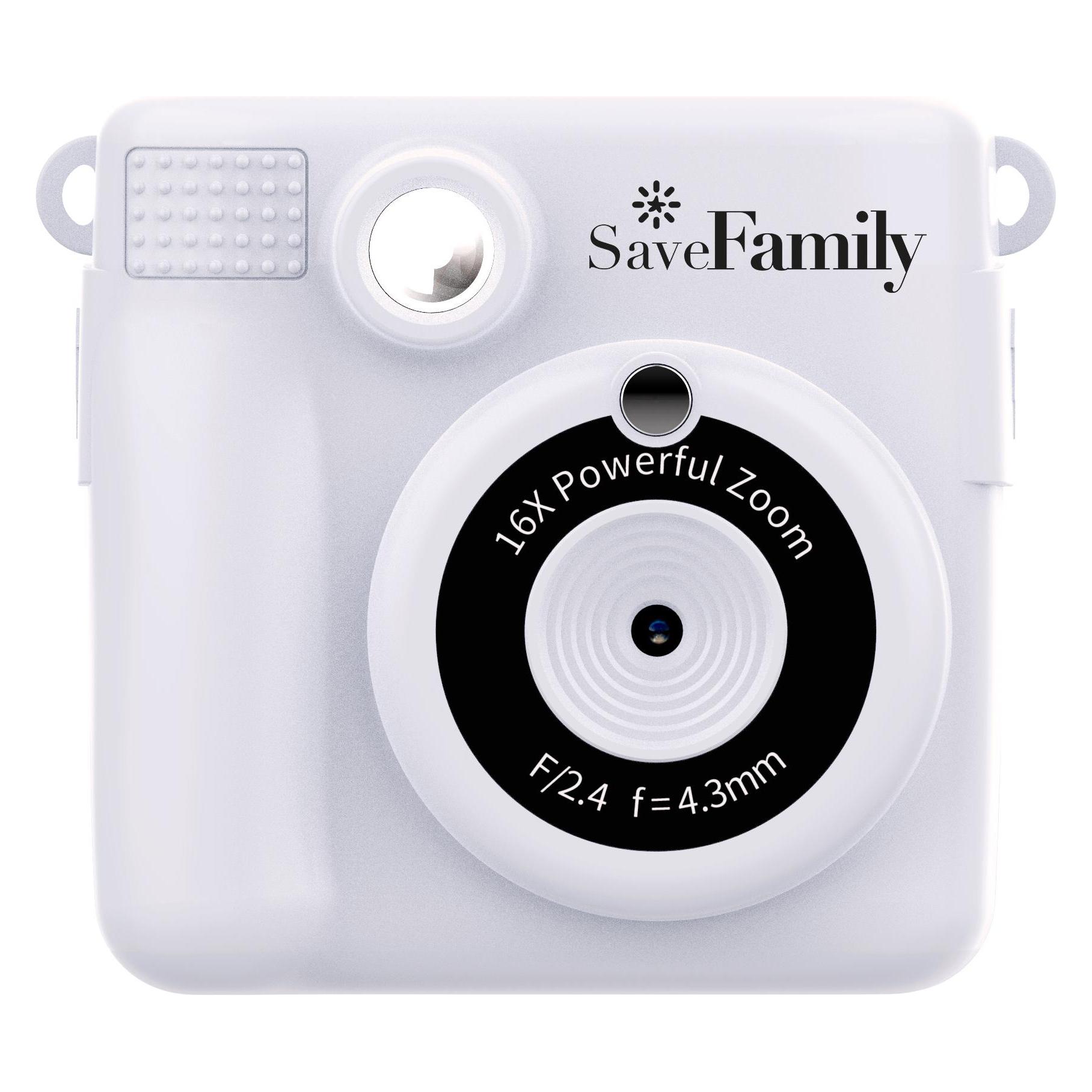 Save Family Children'S Instant Camera Pink (SAVEFAMILYCAM PRINT ROSA)