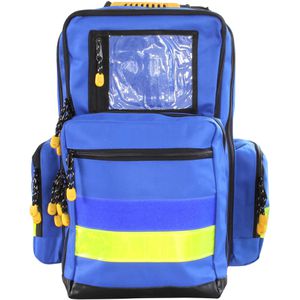Sanismart Notfallrucksack Medicus M, ohne Füllung, blau, wasserabweisend