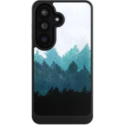 Nivocase Hülle für Samsung Galaxy S26 Handyhülle NIVOcore Case Schwarz Abstrakt Baum Wald (Samsung Galaxy S26), Smartphone Hülle, Schwarz