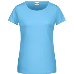 James & Nicholson Damen Bio T-Shirt 8007 sky blue S