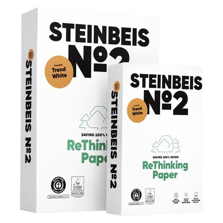 Steinbeis No. 2 99779554 Universal Druckerpapier Kopierpapier DIN A4 80 g/m² 50 (A4, 500 Blätter, 80 g/m²) (99779554)