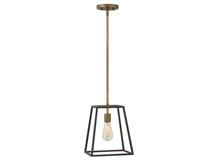 Elstead Lighting Hängeleuchte Fulton, Schwarz, Goldfarben, Metall, 38 cm, Lampen & Leuchten, Innenbeleuchtung, Hängeleuchten, Pendelleuchten