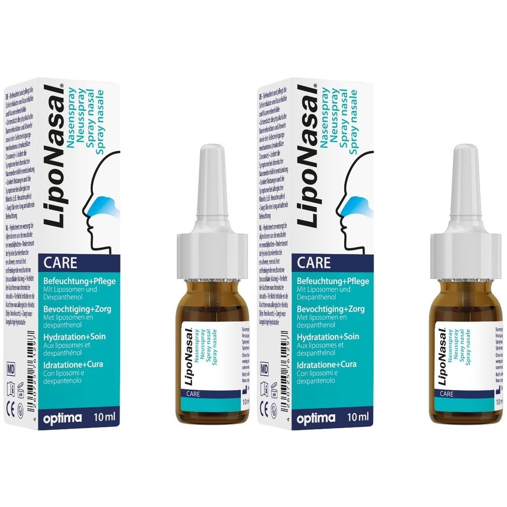 Liponasal Nasenpflege Spray 2x 2x10 ml Nasenspray