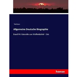 Allgemeine Deutsche Biographie, Fachbücher von Various