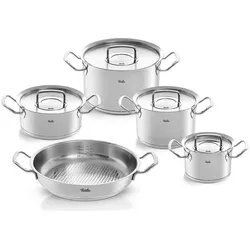 Fissler Profi Collection, Pfannenset + Topfset, Silber