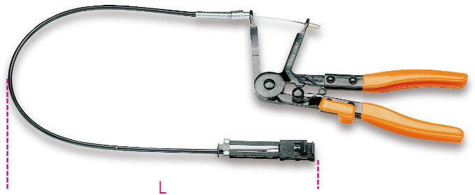 Beta 1472AUP Pinza automatica con prolunga per anelli stringitubo