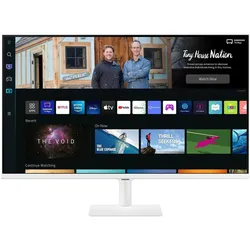 Samsung Smart Monitor M5 S32BM501EU (1920 x 1080 Pixel, 32"), Monitor, Weiss