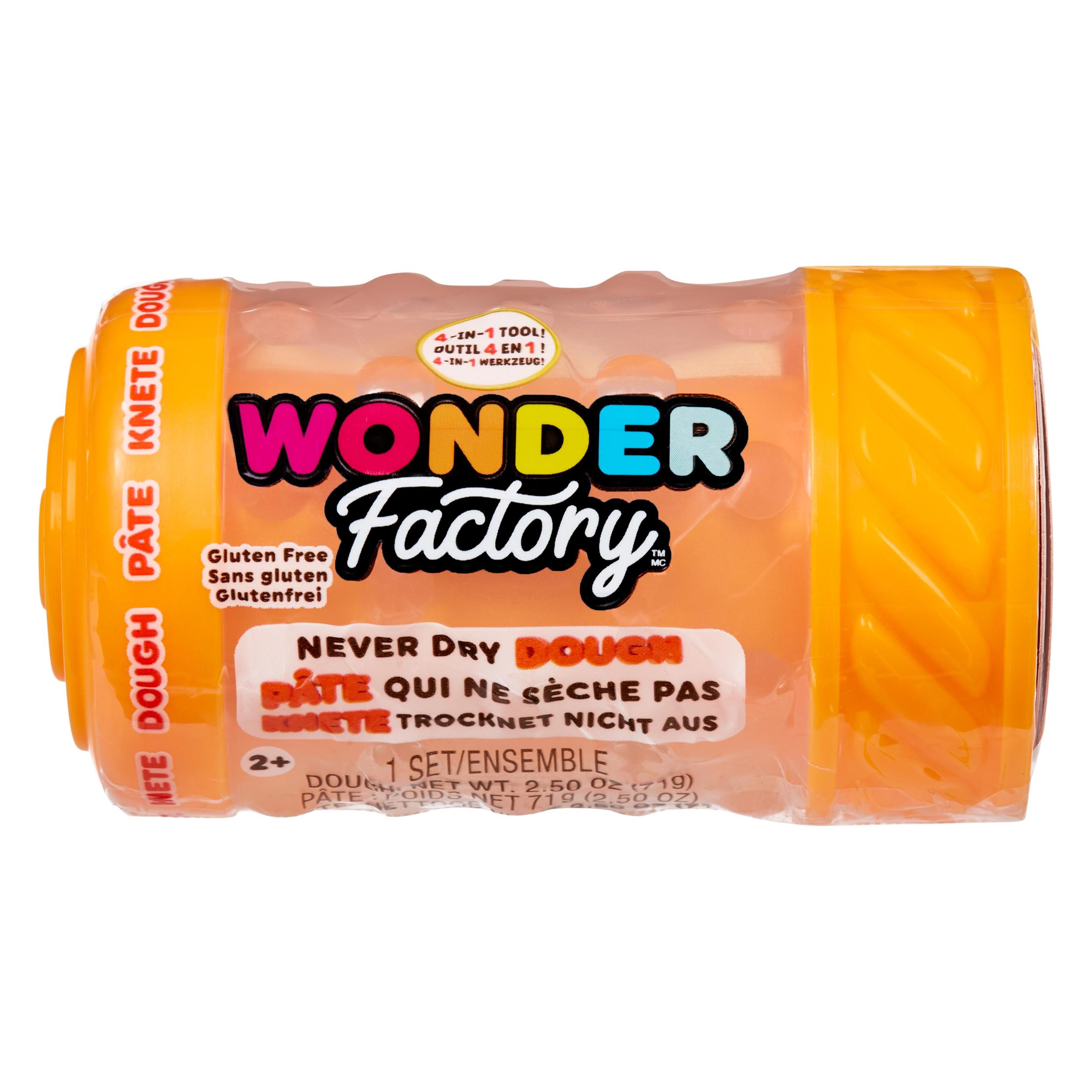 MGA Wonder Factory Never Dry Teig-Einzelstücke, Orange (595083-EUC)