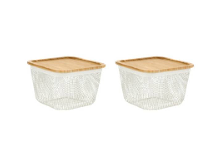 SILVERCREST® Boîte(s) de conservation, avec couvercle en bambou (petit)
